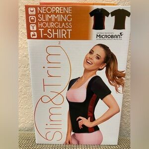 Women's Black Slim & Trim-Shirt NEW